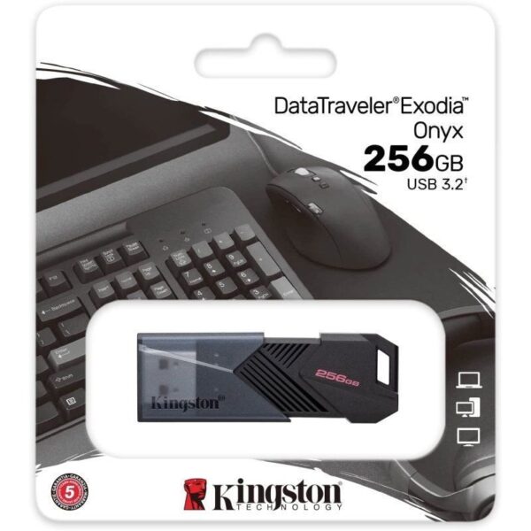 Pendrive 256GB Kingston DataTraveler Exodia Onyx USB 3.2 - Imagen 3