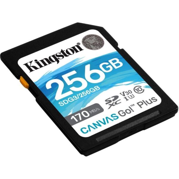 Tarjeta de Memoria Kingston CANVAS Canvas Go! Plus 256GB SD XC/ Clase 10/ 170MBs - Imagen 2