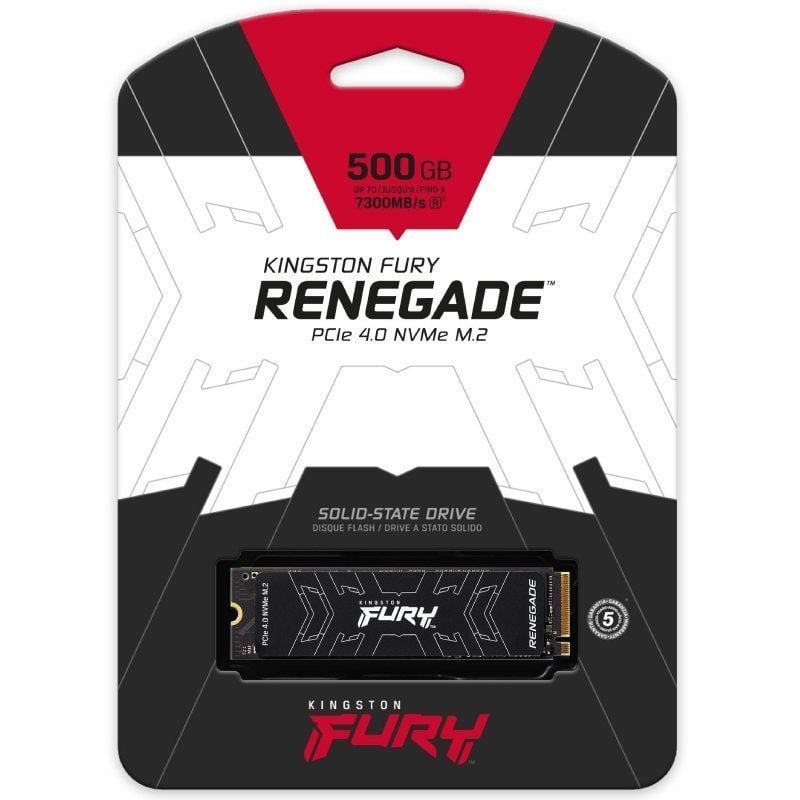 Disco SSD Kingston FURY Renegade 500GB/ M.2 2280 PCIe 4.0/ Con Difusor Térmico - Imagen 3