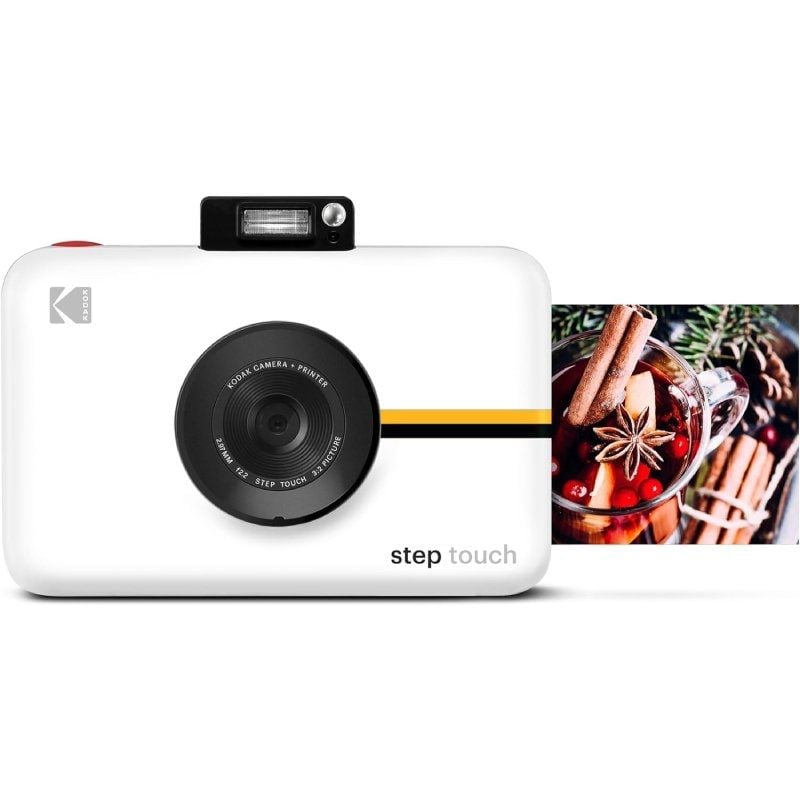 Cámara Digital Instantánea Kodak STEP Touch/ 13MP/ Tamaño Foto 2″x3″/ Blanca