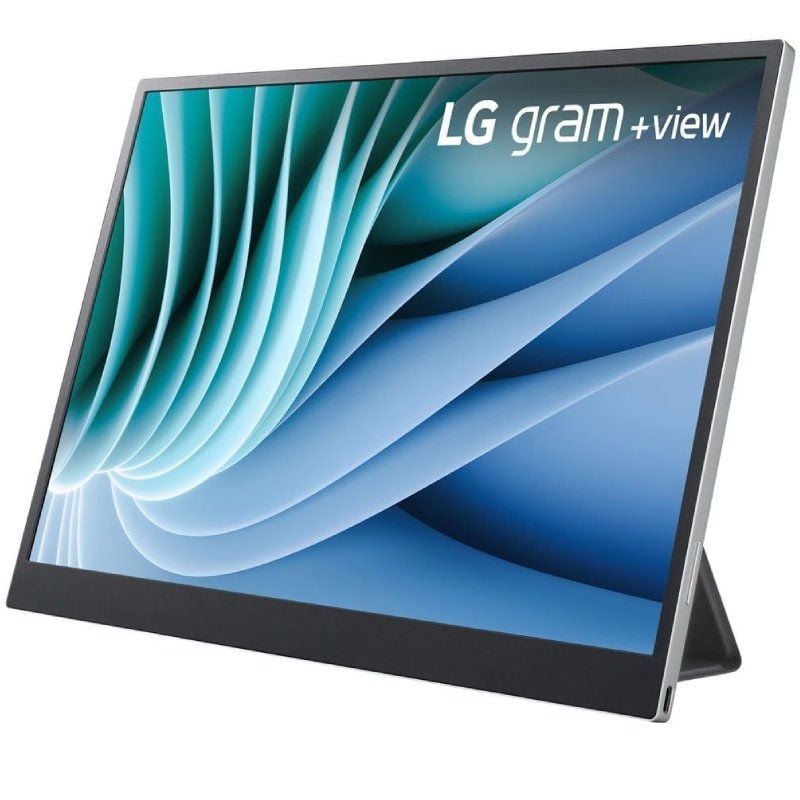 Monitor Portátil LG Gram +view 16MR70 16″/ WQXGA/ Negro y Plata