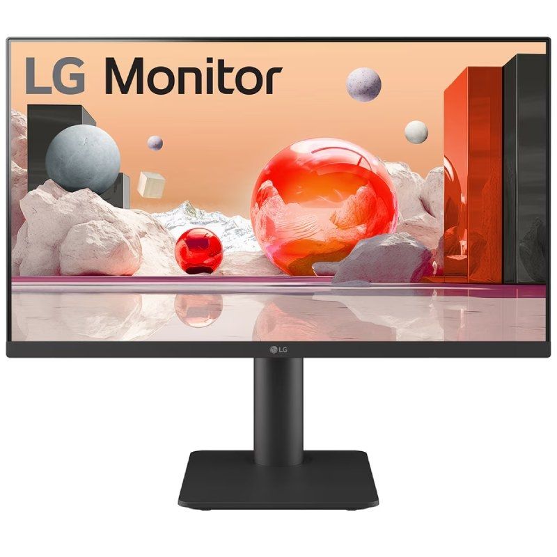 Monitor LG 25MS550-B 24.5″/ Full HD/ Multimedia/ Regulable en altura/ Negro