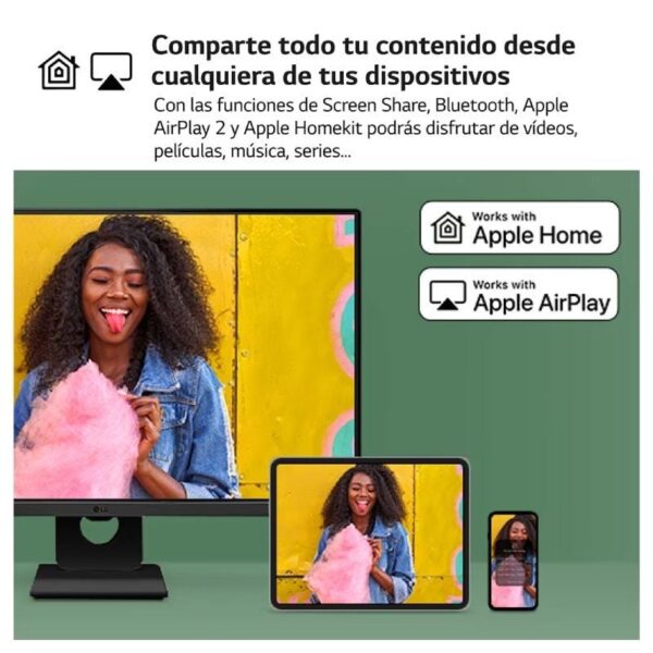 Smart Monitor LG MyView 27SR50F-B 27"/ Full HD/ Smart TV/ Multimedia/ Negro - Imagen 3