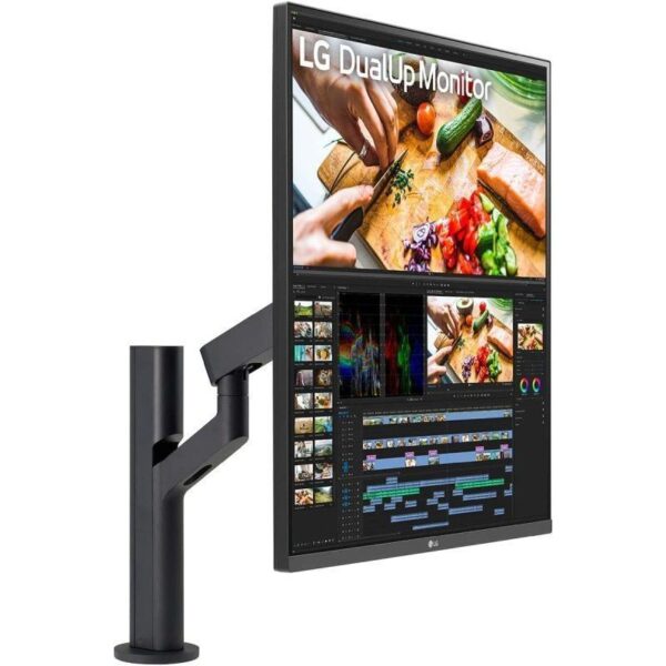 Monitor Profesional LG DualUp Ergo 28MQ780-B 27.6"/ SDQHD/ Multimedia/ Regulable en altura/ Negro - Imagen 2