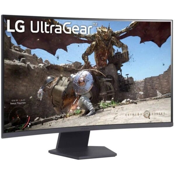Monitor Gaming Curvo LG UltraGear 32GS60QC-B 31.5"/ QHD/ 1ms/ 180Hz/ VA/ Negro - Imagen 2