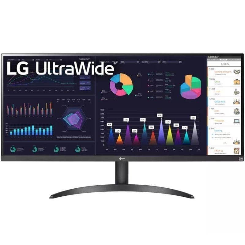 Monitor Profesional Ultrapanorámico LG 34WQ500-B 34″/ WFHD/ Negro