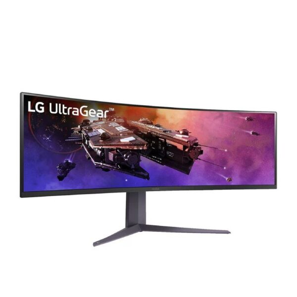 Monitor Gaming Ultrapanorámico Curvo LG UltraGear 45GR75DC-B 44.5"/ Dual QHD/ 1ms/ 200Hz/ VA/ Regulable en altura/ Negro - Imagen 2