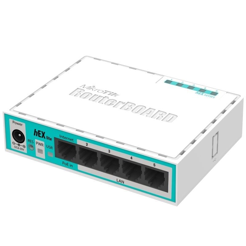 Router Mikrotik Hex Lite RB750R2 5 Puertos/ RJ45 10/100/ PoE - Imagen 2