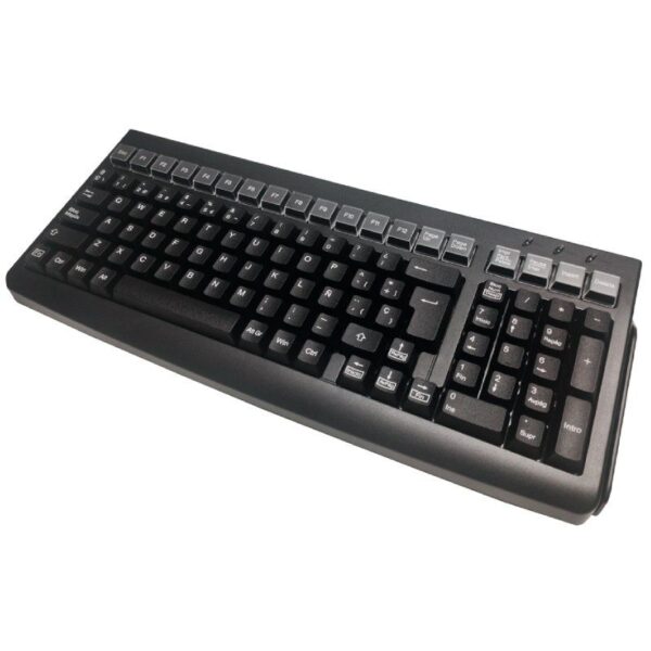 Teclado Pos Reducido Mustek MKB-800M Con Banda Magnética/ Negro - Imagen 2