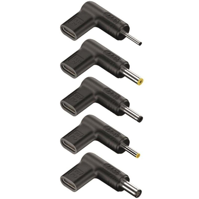 Pack 5 Clavijas para Portátil Asus NGS BUD-AS/ DC – USB Tipo-C