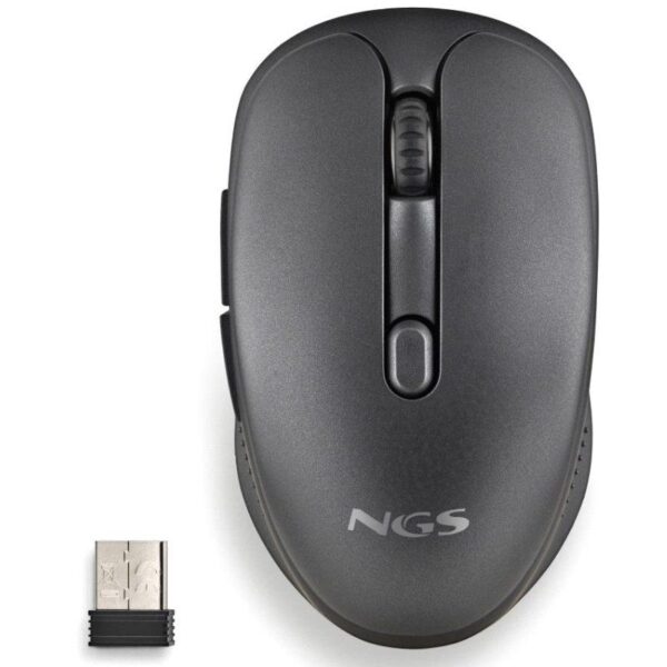 Ratón Inalámbrico NGS Evo Peep silencioso/ Batería recargable/ Hasta 3200 DPI/ Negro - Imagen 2