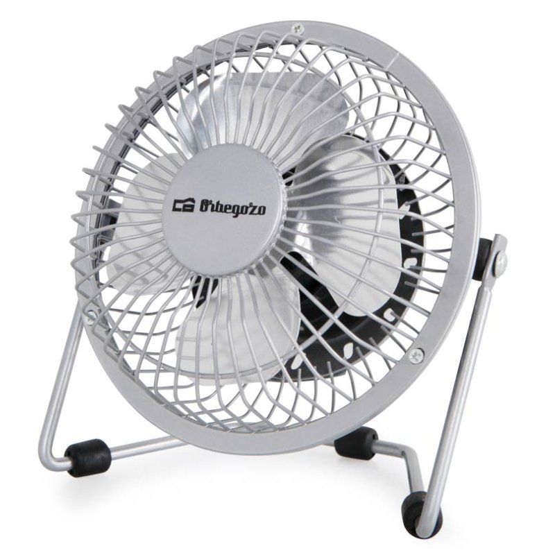 Mini Ventilador USB Orbegozo PW 1025/ Plata - Imagen 2