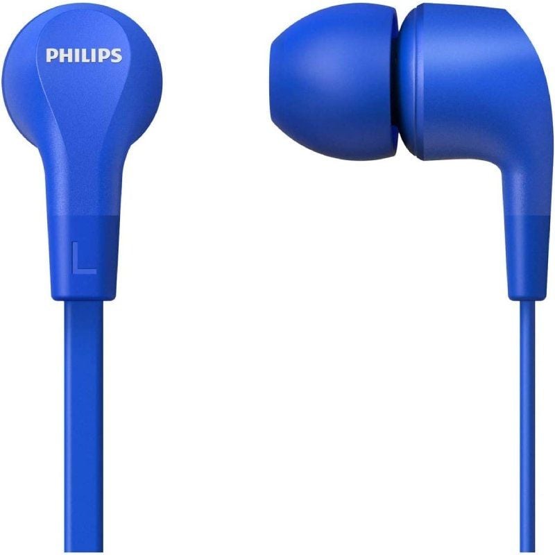 Auriculares Intrauditivos Philips TAE1105BL/ con Micrófono/ Jack 3.5/ Azules - Imagen 2