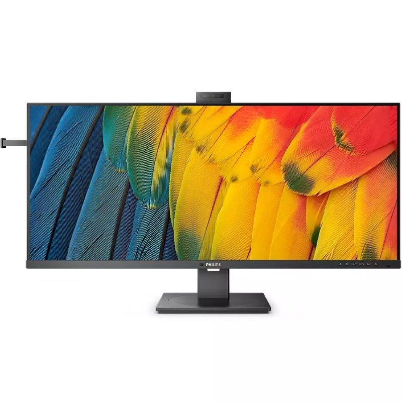 Monitor Profesional Ultraparonámico Philips 40B1U5601H 39.53″/ WQHD/ Webcam/ Multimedia/ Regulable en altura/ Negro
