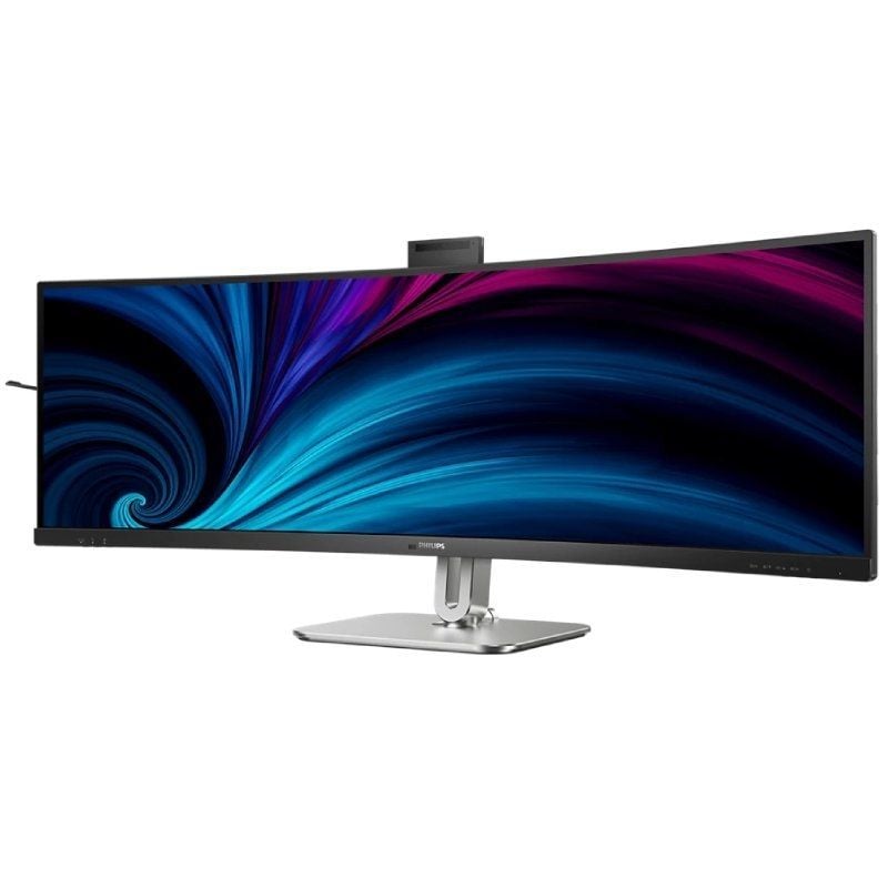 Monitor Profesional Ultraparonámico Curvo Philips 49B2U6900CH 48.8"/ Dual QHD/ Multimedia/ Regulable en altura/ Webcam/ Negro - Imagen 3
