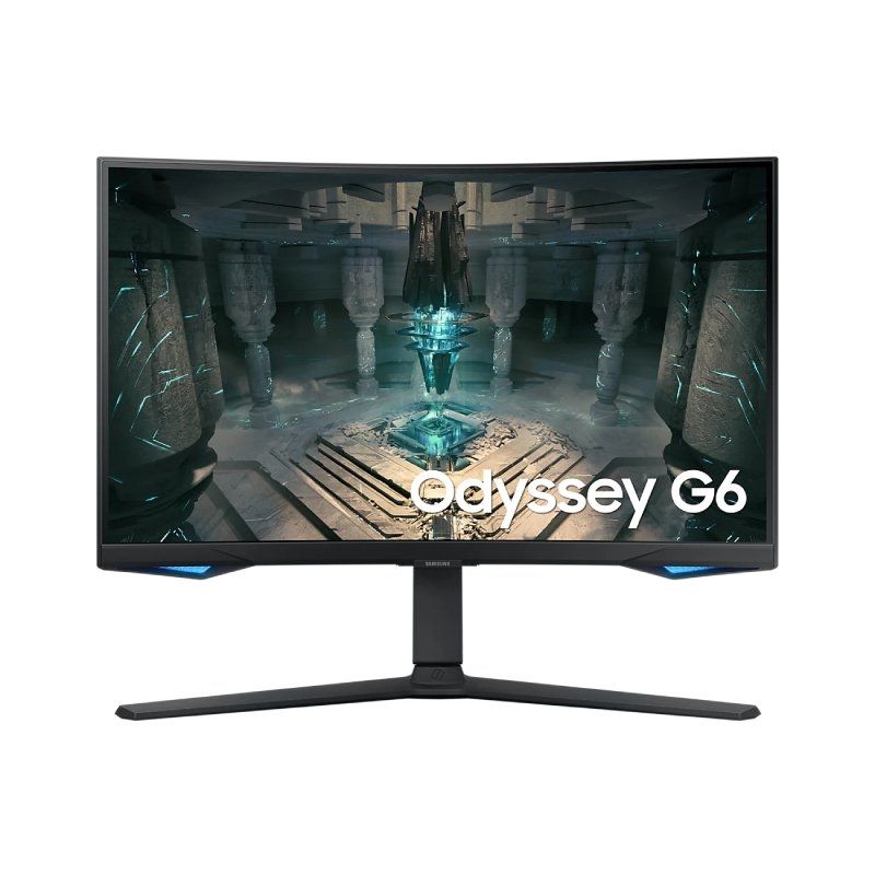 Smart Monitor Gaming Curvo Samsung Odyssey G6 S27BG650EU 27″/ QHD/ 1ms/ 240Hz/ VA/ Multimedia/ Regulable en altura/ Smart TV/ Negro