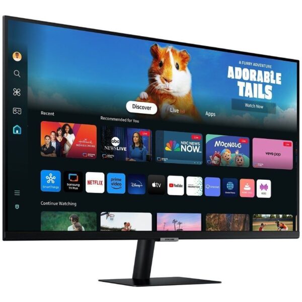 Smart Monitor Samsung M5 S27DM502EU 27"/ Full HD/ Multimedia/ Smart TV/ Negro - Imagen 2