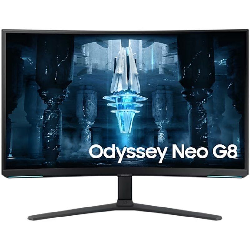 Monitor Gaming Curvo Samsung Odyssey Neo G8 S32BG850NP 32″/ 4K/ 1ms/ 240Hz/ VA/ Regulable en altura/ Negro y Blanco