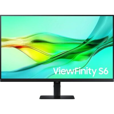 Monitor Profesional Samsung ViewFinity S6 S60UD S32D600UAU 27"/ QHD/ Regulable en Altura/ Negro