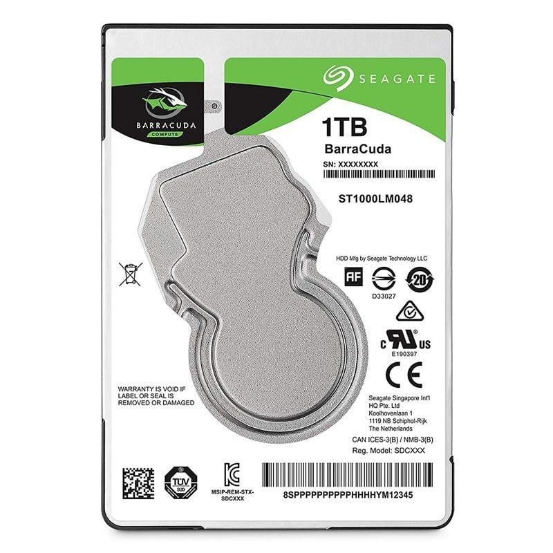 Disco Duro Seagate BarraCuda 1TB/ 2.5″/ SATA III/ 128MB