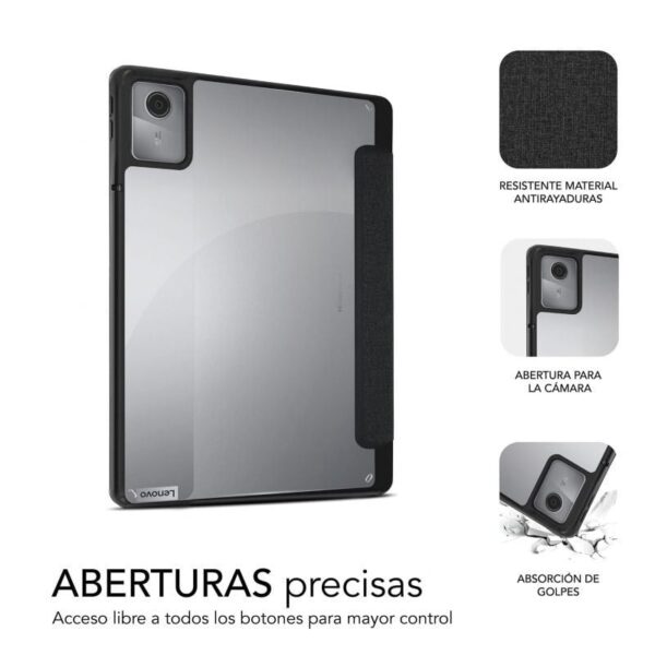 Funda Subblim Clear Shock Case CST-5SC130 para Tablet Lenovo M11 de 11"/ Negra - Imagen 3
