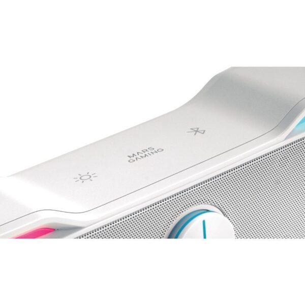 Barra de Sonido con Bluetooth Mars Gaming MSBX/ 10W/ 2.0/ Blanca - Imagen 3