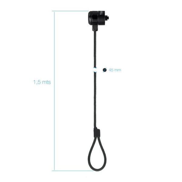 Cable de Seguridad para Portátiles TooQ TQCLKC0025-G/ 1.5m - Imagen 3