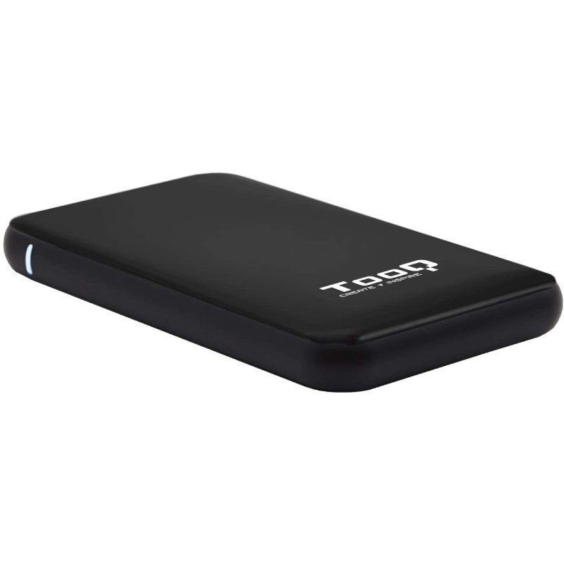 Caja Externa para Disco Duro de 2.5″ TooQ TQE-2528B/ USB 3.1/ Sin tornillos