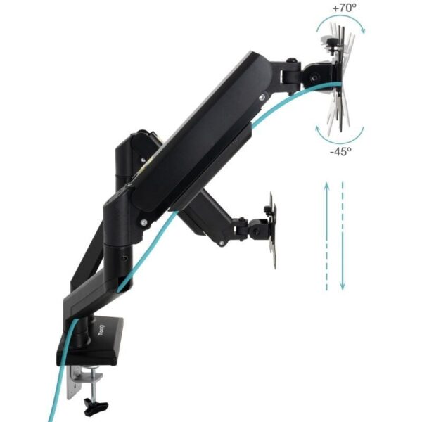 Soporte de Mesa para 2 Monitores TooQ DB1434TNR-B/ hasta 10kg - Imagen 2