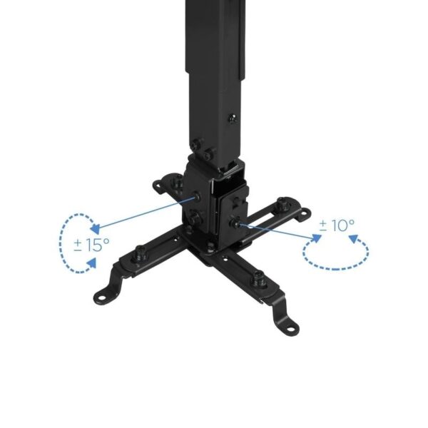 Soporte de Techo para Proyector TooQ PJ2012T-B/ Inclinable/ hasta 20kg - Imagen 3