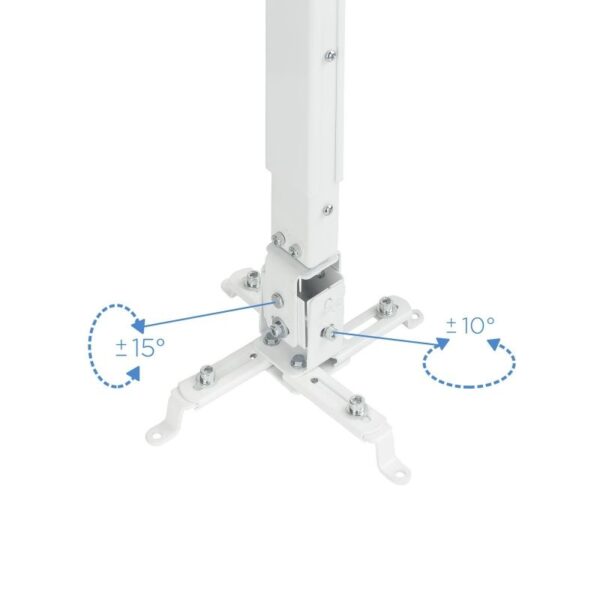 Soporte de Techo para Proyector TooQ PJ2012T-W/ Inclinable/ hasta 20kg - Imagen 3