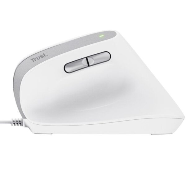 Ratón Ergonómico Trust Bayo II/ Hasta 2400 DPI/ Blanco - Imagen 3