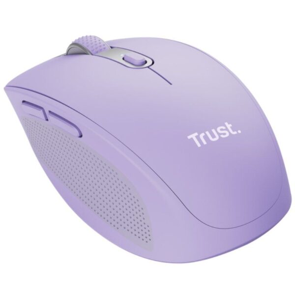 Ratón Inalámbrico por Bluetooth Trust Ozaa Compact Wireless/ Batería recargable/ Hasta 3200 DPI/ Morado - Imagen 2