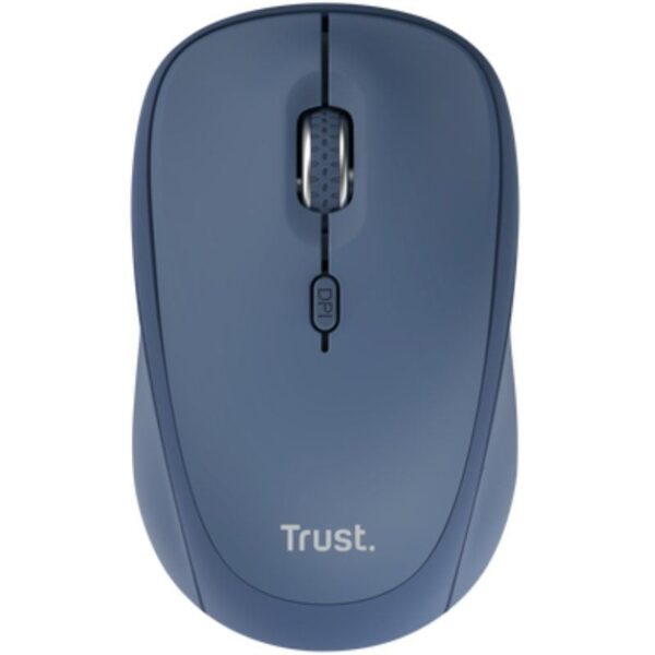 Ratón Mini Inalámbrico Trust Yvi+ Multidispositivo/ Hasta 1600 DPI/ Azul - Imagen 2