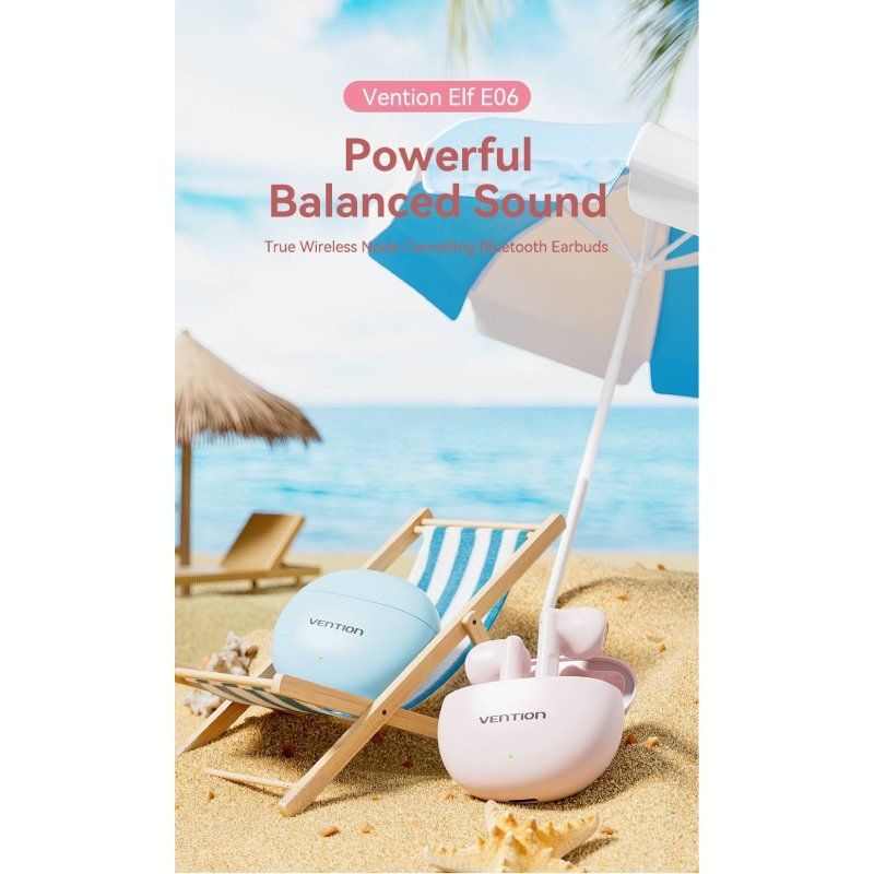 Auriculares Bluetooth Vention ELF 06 NBKB0 con estuche de carga/ Autonomía 6h/ Negros - Imagen 2