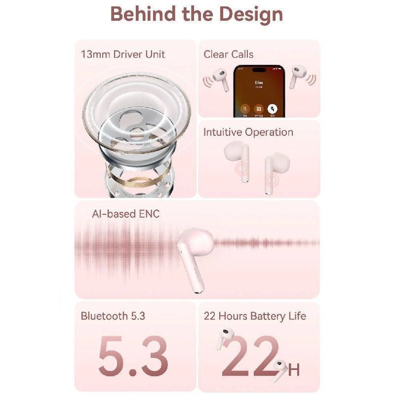 Auriculares Bluetooth Vention ELF 06 NBKB0 con estuche de carga/ Autonomía 6h/ Negros - Imagen 3