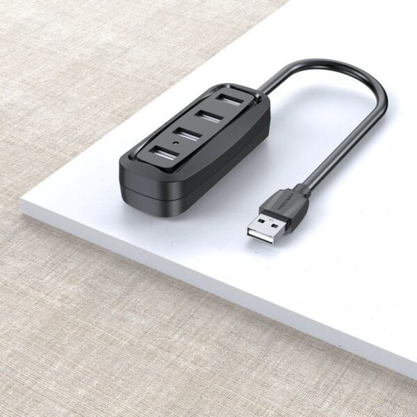 Hub USB Vention VAS-J43-B015/ 4xUSB/ 15cm - Imagen 3