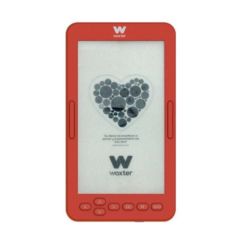 Libro Electrónico Ebook Woxter Scriba 195 S/ 4.7″/ Tinta Electrónica/ Rojo