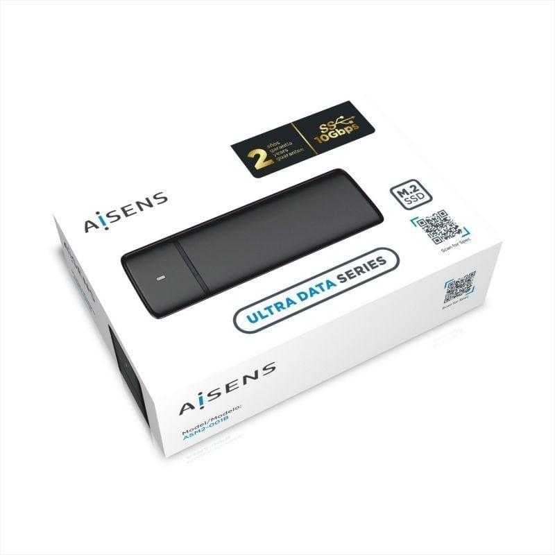 Caja externa para disco ssd m.2 sata/nvme aisens asm2-001b - Imagen 5