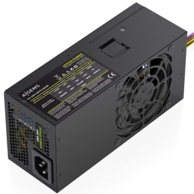 Fuente de alimentación tfx aisens aspc-500tfx-seobk/ 500w/ ventilador 8cm