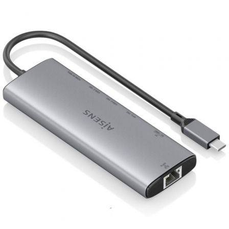 Docking usb tipo-c aisens asuc-7p032-gr/ 1xhdmi 4k/ 1xusb/ 2xusb tipo-c/ 1xrj45/ 1xlector tarjetas/ gris - Imagen 7