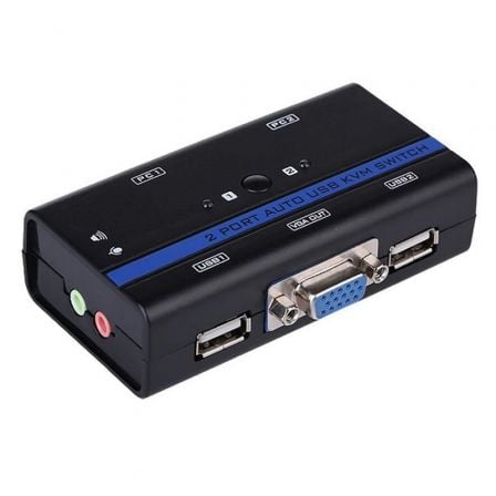 Conmutador kvm svga aisens a111-0064/ 2pc con 1 sólo teclado y ratón - Imagen 3