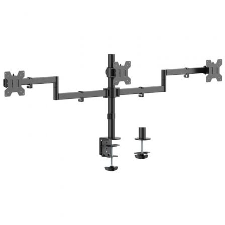 Soporte de mesa para 3 monitores aisens dt27tsr-281/ giratorio/ inclinable/ hasta 10kg - Imagen 6