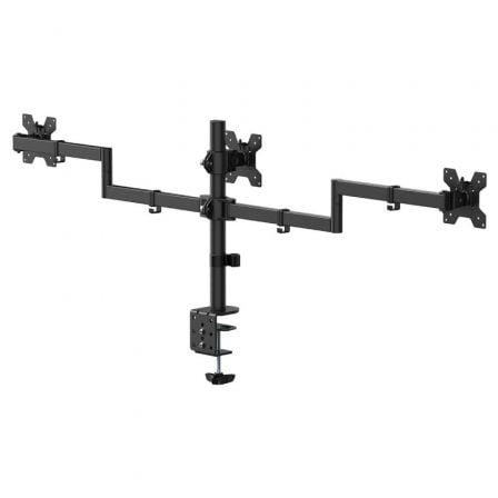 Soporte de mesa para 3 monitores aisens dt27tsr-281/ giratorio/ inclinable/ hasta 10kg - Imagen 8