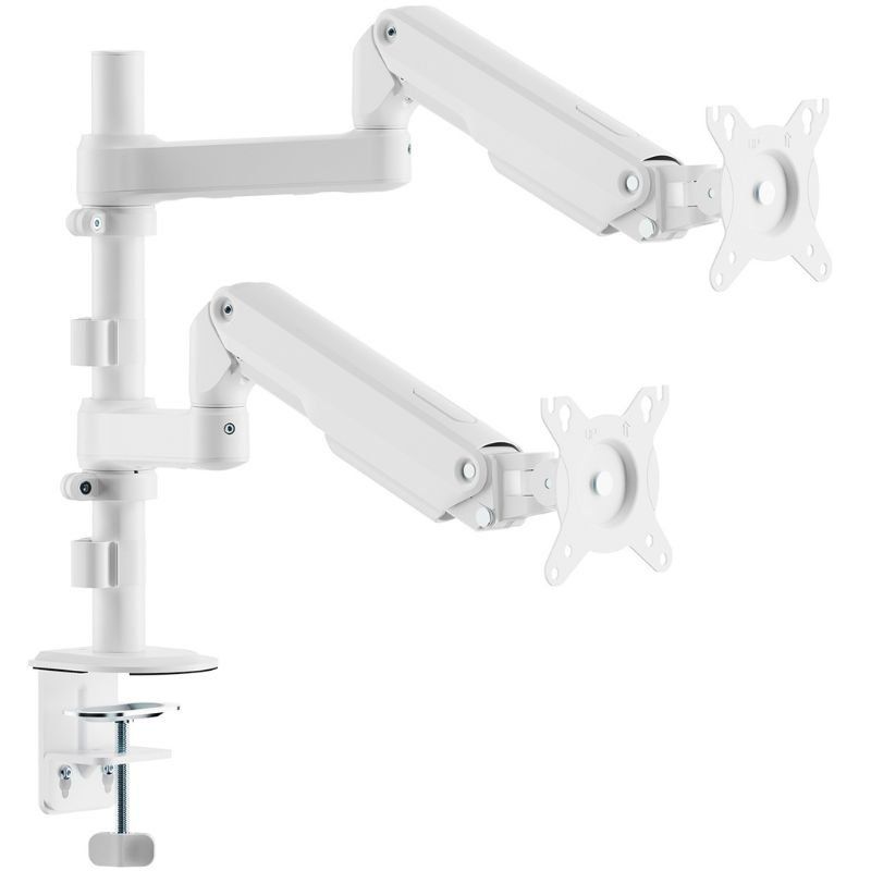 Soporte de mesa con contrapeso para 2 monitores aisens dt32tsr-441/ giratorio/ inclinable/ hasta 9kg - Imagen 2