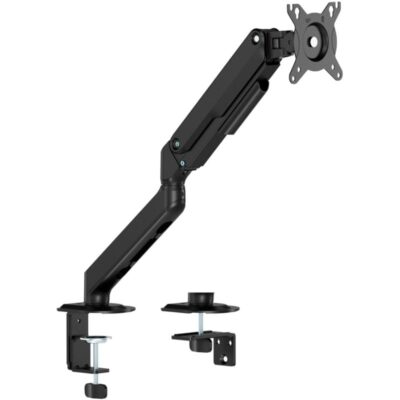 Soporte de mesa con contrapeso para monitor aisens dt32tsr-447/ giratorio/ inclinable/ hasta 9kg