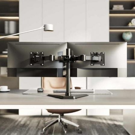 Soporte de sobremesa para 2 monitores aisens dt35tsr-361 - Imagen 9