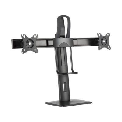 Soporte de sobremesa con contrapeso para 2 monitores aisens dt27tsr-065/ giratorio/ inclinable/ hasta 6kg