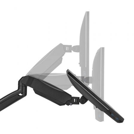 Soporte de pared para 2 monitores o tv aisens wt32tsr-225/ giratorio/ inclinable/ hasta 9kg - Imagen 8