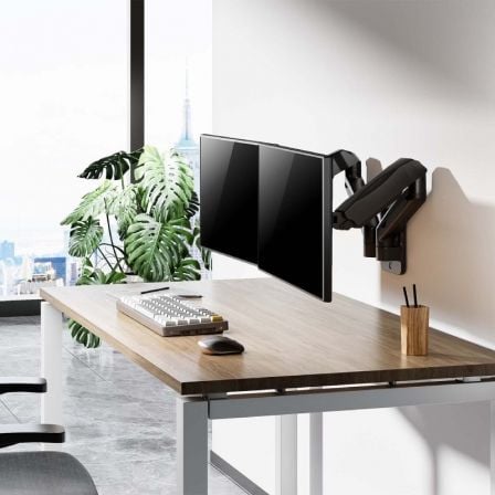 Soporte de pared para 2 monitores o tv aisens wt32tsr-225/ giratorio/ inclinable/ hasta 9kg - Imagen 9